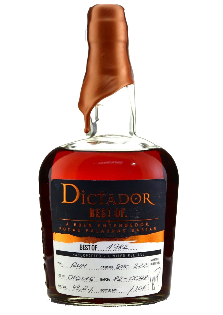 Rum Dictador Best Of 1982