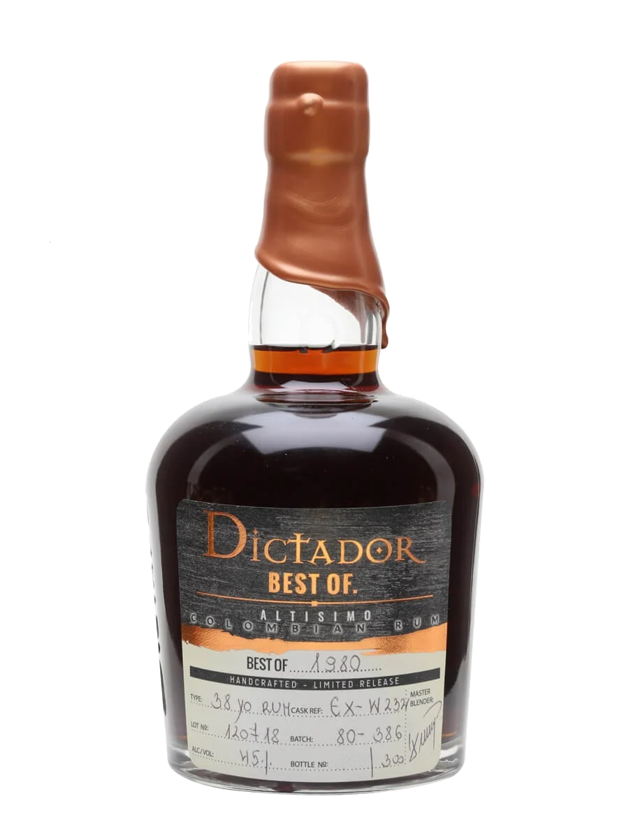 Rum Dictador Best Of 1980